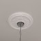 Ekena Millwork Tirana Ceiling Medallion (Fits Canopies up to 4 3/4"), 13 7/8"OD x 3 3/4"ID x 1 1/4"P, Primed White CM13TI - alternate 8